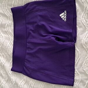 Purple Adidas volleyball spandex